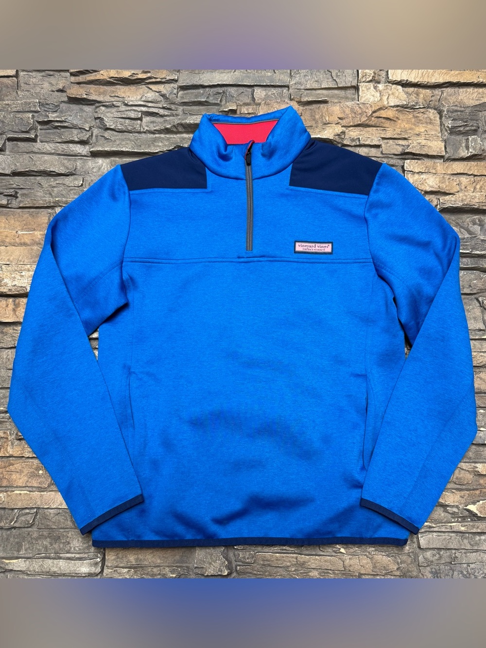 Vineyard Vines Performance 1/4 Zip Pullover Sweater Mens XS Blue Casual Active